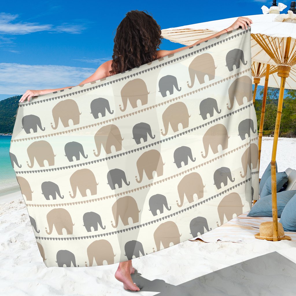 Elephant Cute Sarong Pareo Wrap