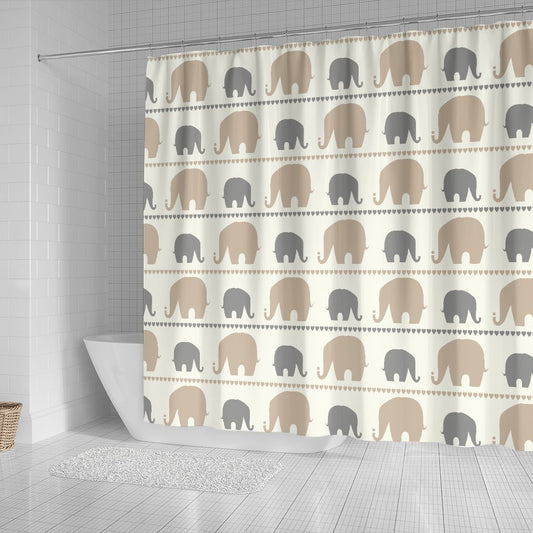 Elephant Cute Shower Curtain