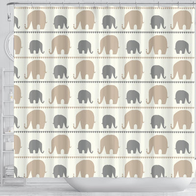 Elephant Cute Shower Curtain