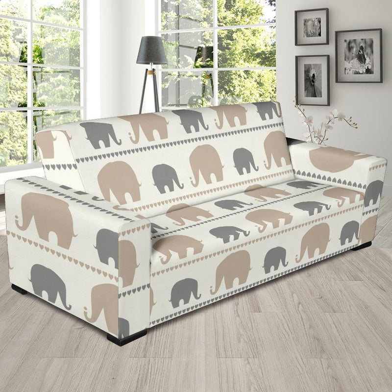 Elephant Cute Sofa Slipcover-JORJUNE.COM