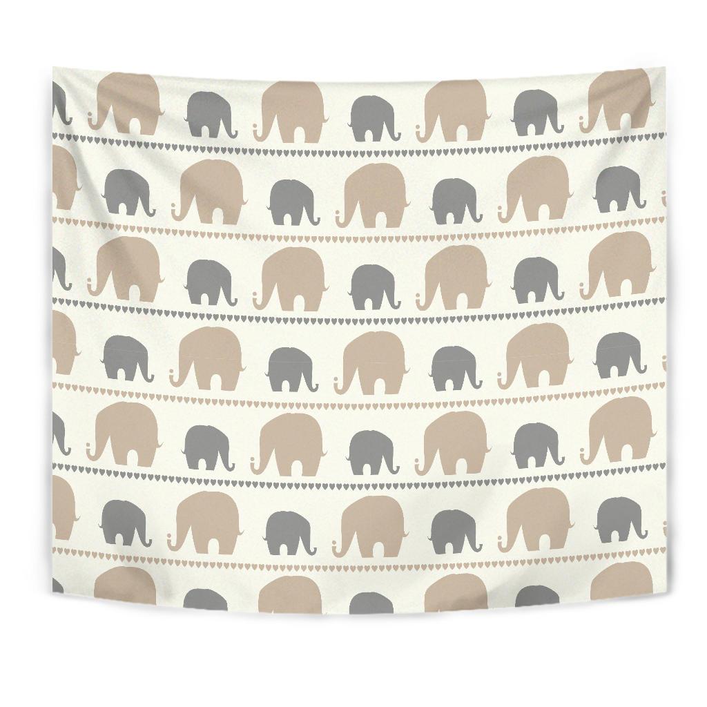 Elephant Cute Tapestry