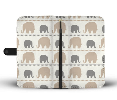 Elephant Cute Wallet Phone Case