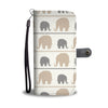 Elephant Cute Wallet Phone Case