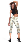 Elephant Cute Women Capris