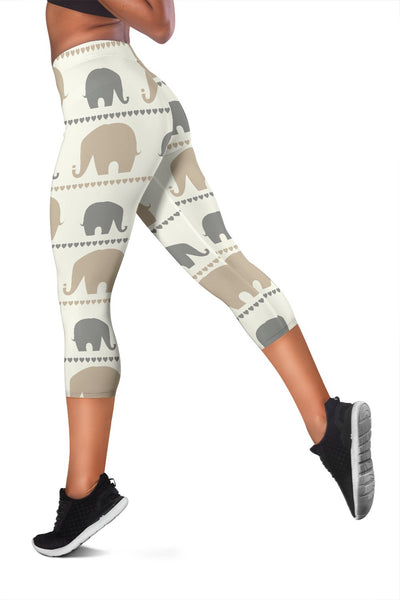 Elephant Cute Women Capris