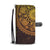 Elephant Gold Mandala Wallet Phone Case