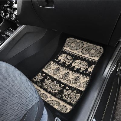 Elephant Hansa Lotus Pattern Front and Back Car Floor Mats