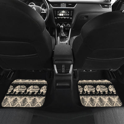 Elephant Hansa Lotus Pattern Front and Back Car Floor Mats