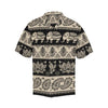 Elephant Hansa Lotus Pattern Men Hawaiian Shirt