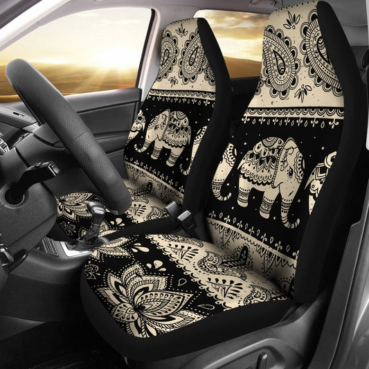 Elephant Hansa Lotus Pattern Universal Fit Car Seat Covers