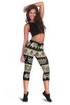 Elephant Hansa Lotus Pattern Women Capris