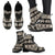 Elephant Hansa Lotus Pattern Women Leather Boots