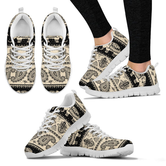 Elephant Hansa Lotus Pattern Women Sneakers