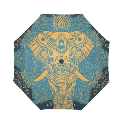 Elephant Indian Automatic Foldable Umbrella