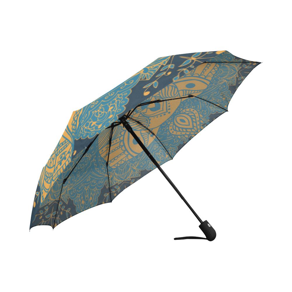 Elephant Indian Automatic Foldable Umbrella