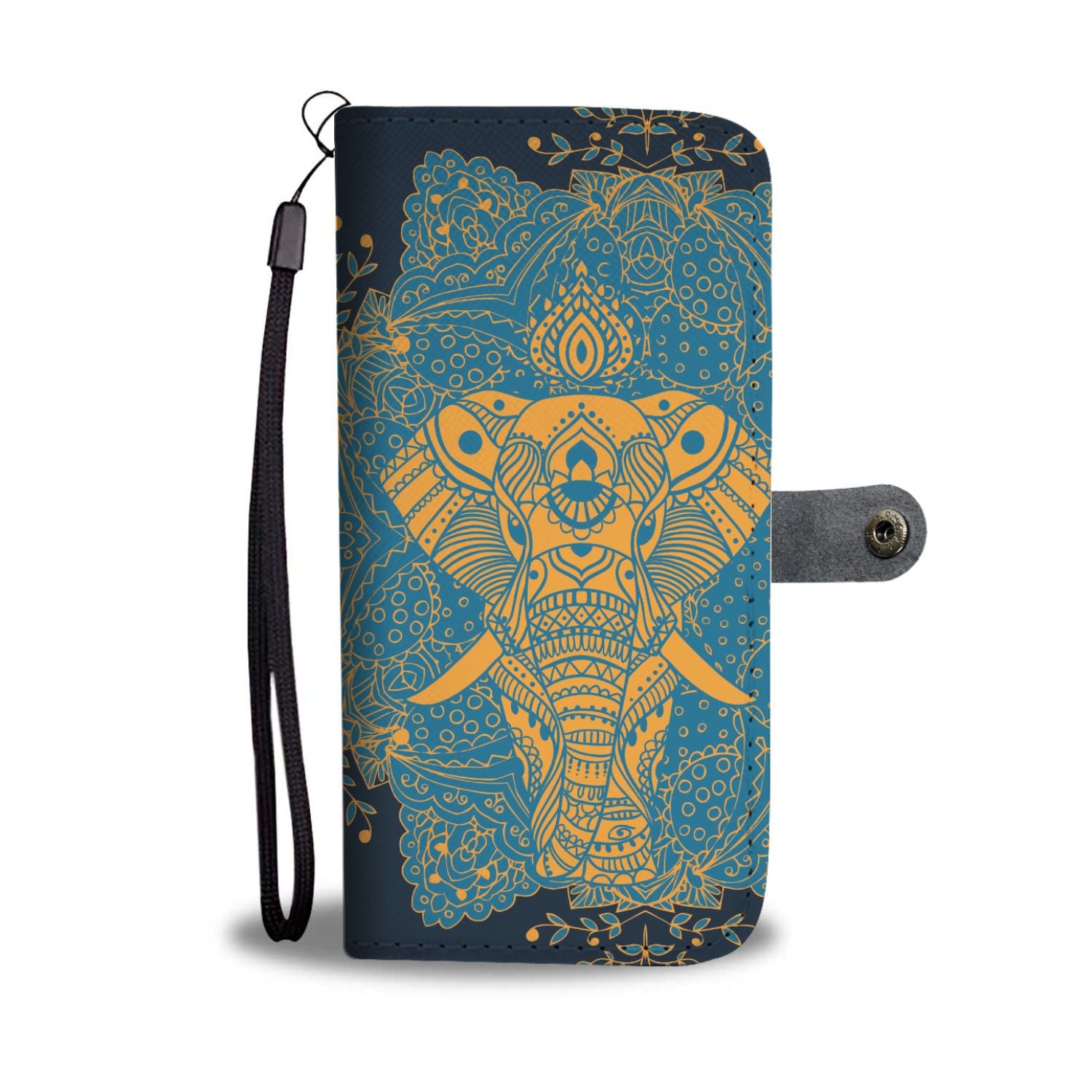 Elephant Indian Wallet Phone Case