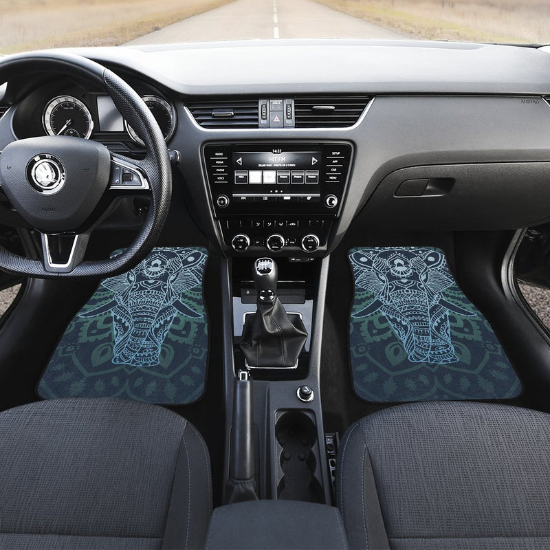 Elephant Mandala Car Floor Mats