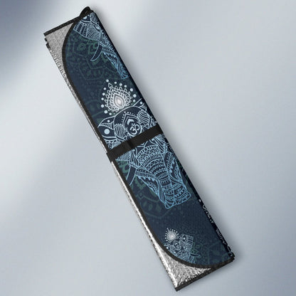 Elephant Mandala Car Sun Shade-JorJune