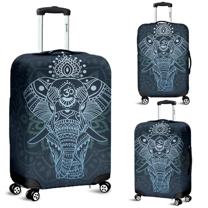 Elephant Mandala Luggage Cover Protector