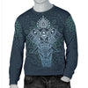 Elephant Mandala Men Crewneck Sweatshirt