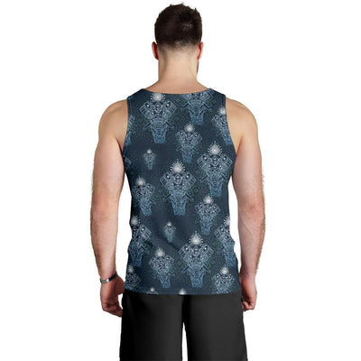 Elephant Mandala Men Tank Top