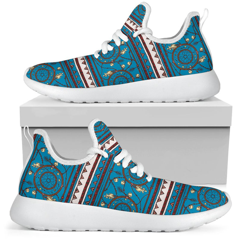 Elephant Mandala Mesh Knit Sneakers Shoes