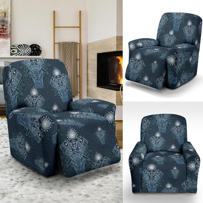 Elephant Mandala Recliner Slipcover-JORJUNE.COM