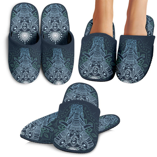 Elephant Mandala Slippers