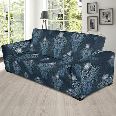 Elephant Mandala Sofa Slipcover-JORJUNE.COM