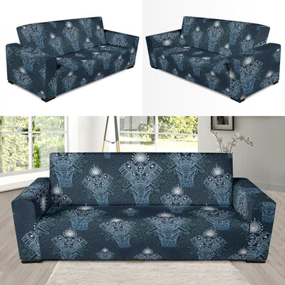 Elephant Mandala Sofa Slipcover-JORJUNE.COM