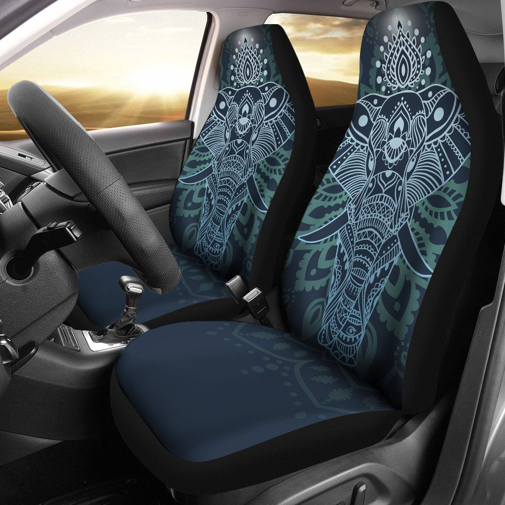 Elephant Mandala Universal Fit Car Seat Covers