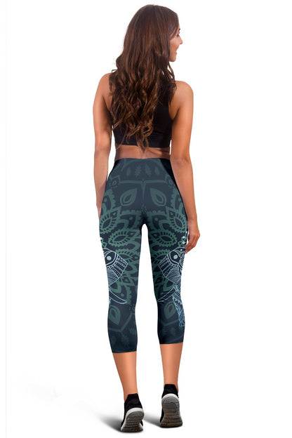 Elephant Mandala Women Capris