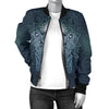 Elephant Mandala Women Casual Bomber Jacket