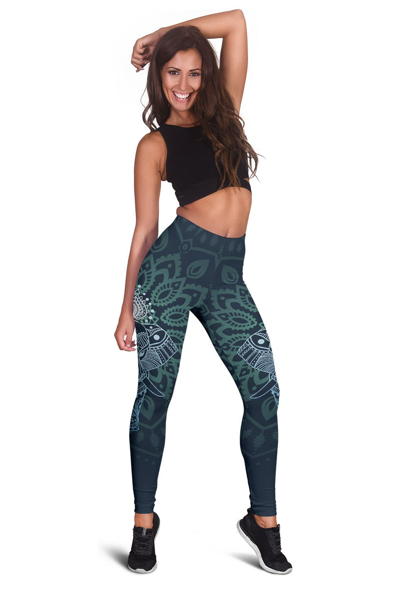 Elephant Mandala Women Leggings