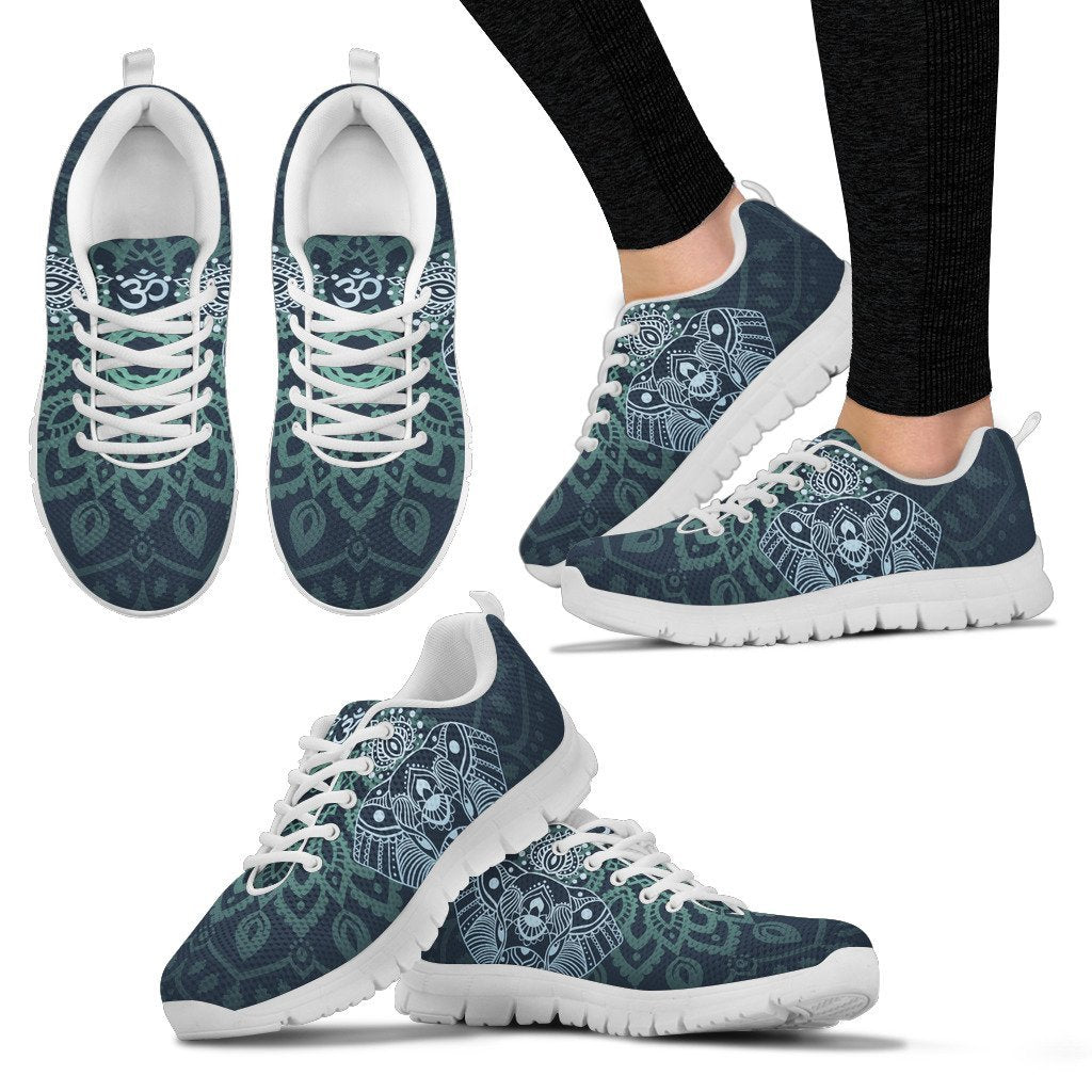 Elephant Mandala Women Sneakers
