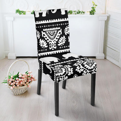 Elephant Pattern Dining Chair Slipcover-JORJUNE.COM