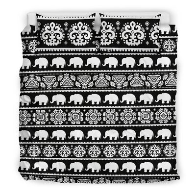 Elephant Pattern Duvet Cover Bedding Set