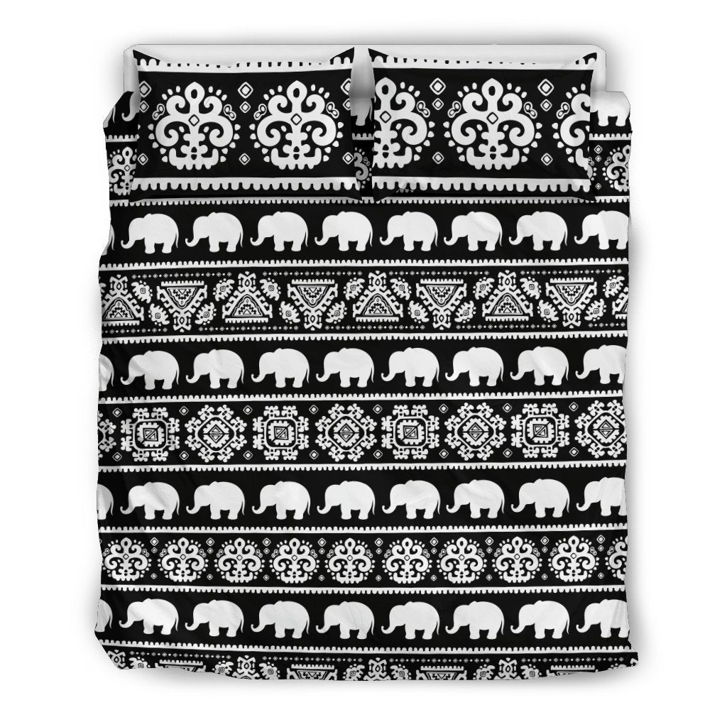 Elephant Pattern Duvet Cover Bedding Set