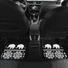 Elephant Pattern Front and Back Car Floor Mats