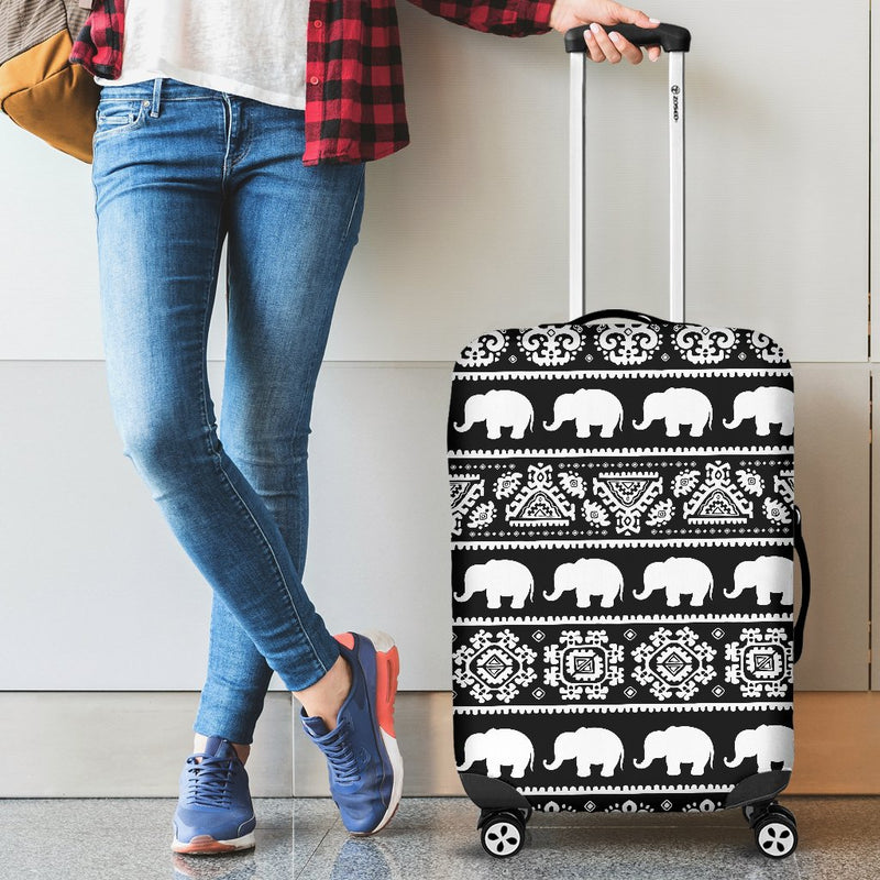 Elephant Pattern Luggage Cover Protector