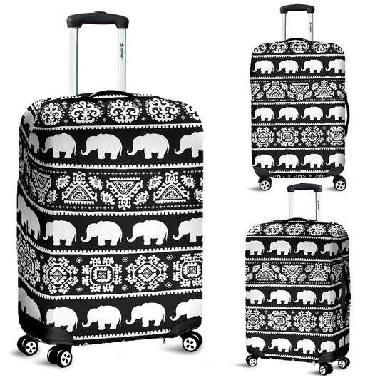 Elephant Pattern Luggage Cover Protector