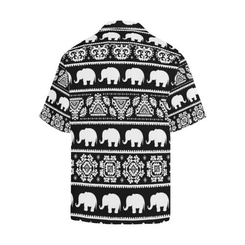 Elephant Pattern Men Hawaiian Shirt
