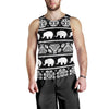 Elephant Pattern Men Tank Top