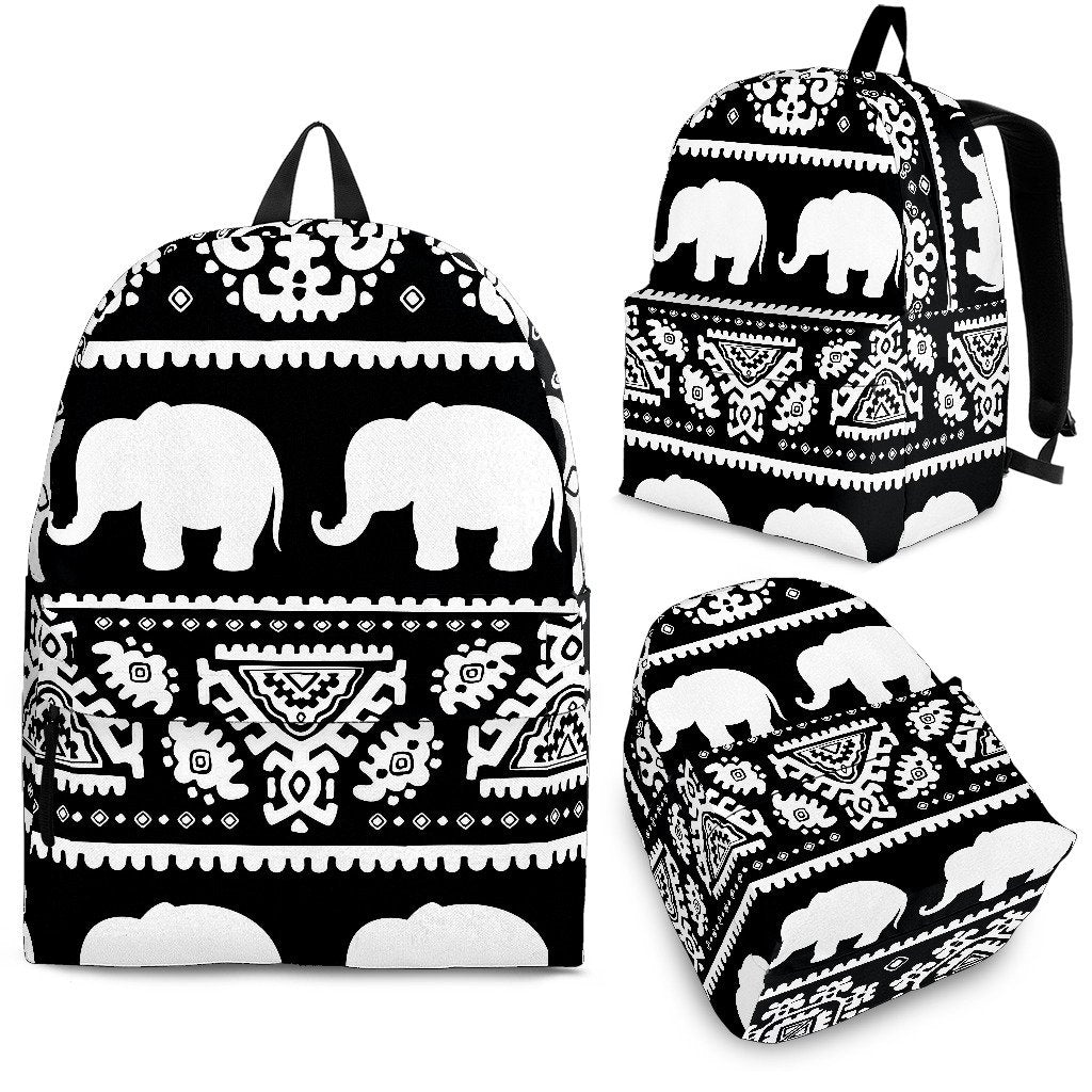 Elephant Pattern Premium Backpack