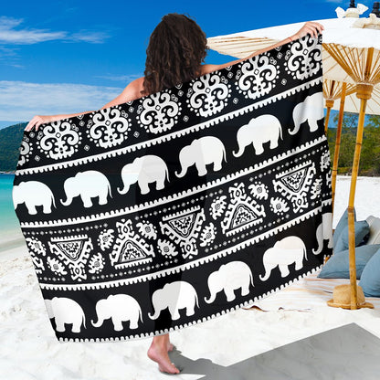 Elephant Pattern Sarong Pareo Wrap