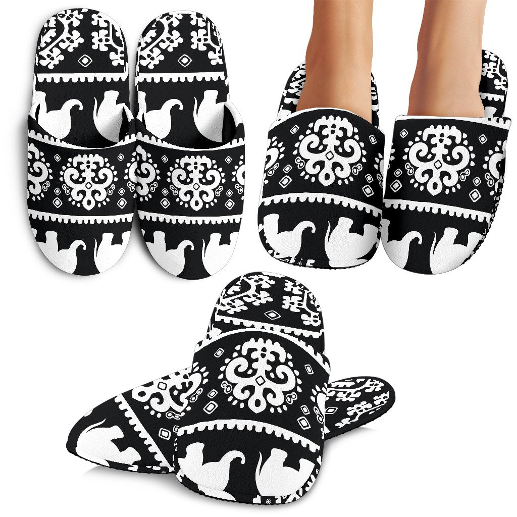 Elephant Pattern Slippers