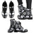 Elephant Pattern Women Leather Boots