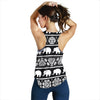 Elephant Pattern Women Racerback Tank Top