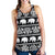 Elephant Pattern Women Racerback Tank Top