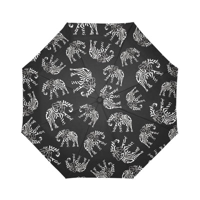 Elephant Tribal Automatic Foldable Umbrella